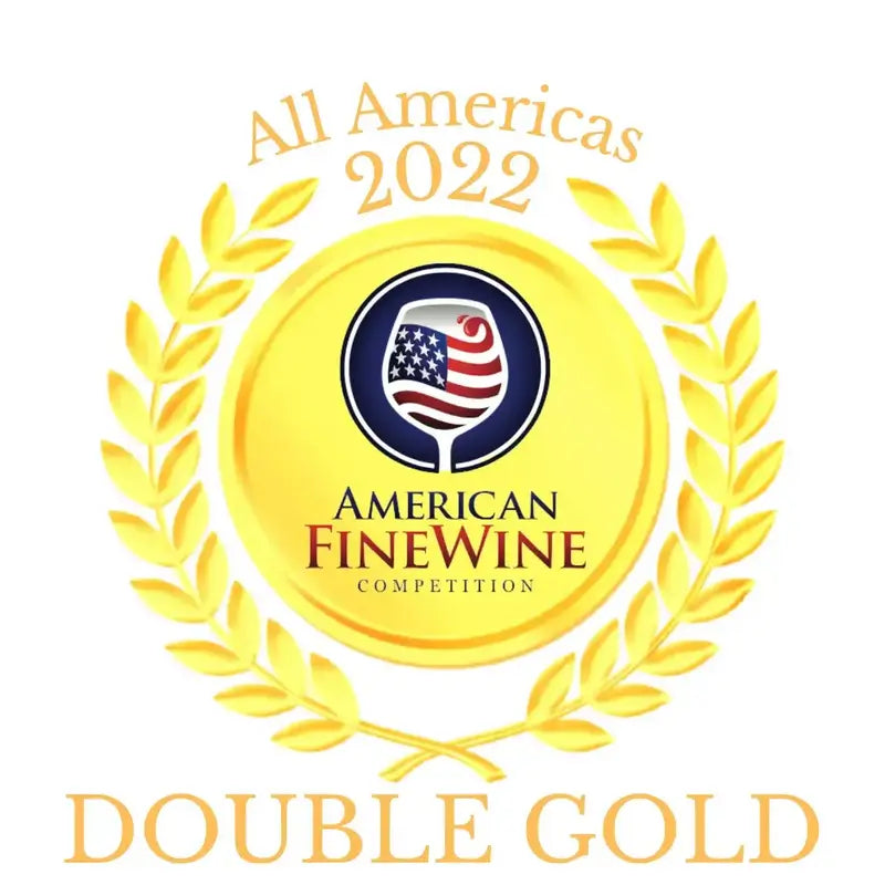 All America's 2022 American Fine Wine Competition Double Gold award logo.